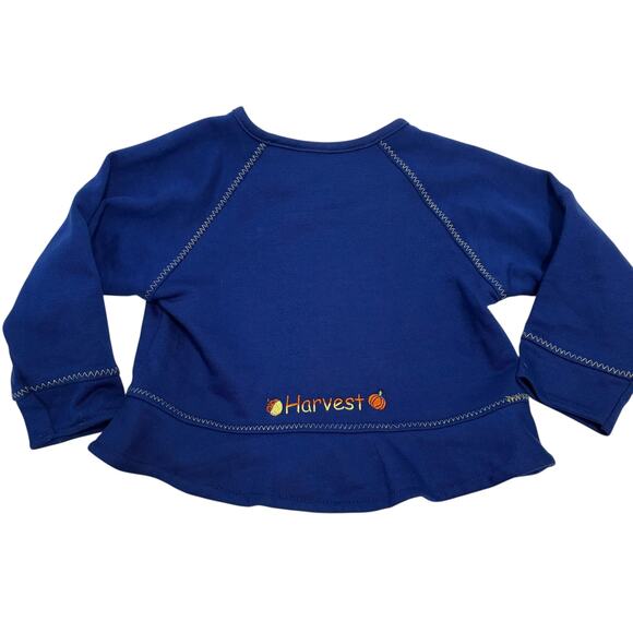 Kids Headquarter Toddler Size 3T Pumpkin Harvest Embroidered Cardigan Fall - Picture 4 of 8